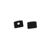 ELISSA-JR D-LIne Profile Black End Caps, Set