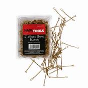 Hair Tools 2" Waved Pins (Box of 500) - Blonde