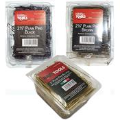 Hair Tools 2 1/2" Plain Pins (Box of 500) - Blonde