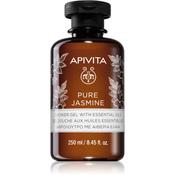 Apivita Pure Jasmine Shower Gel with Essential Oils 250ml image