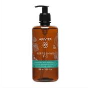 Apivita Refreshing Fig Shower Gel with Essential Oils Ecopack 500ml image