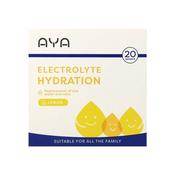 Aya Electrolyte Hydration Sachets Lemon 20 Pack