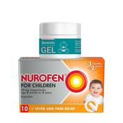 Complete Teething Relief Bundle Nurofen 60mg Suppositories + BeneVits image