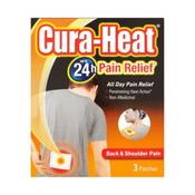 Cura-Heat Back &amp; Shoulder Patches 3's