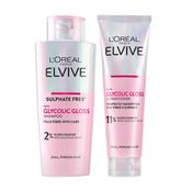 L'Oréal Paris Elvive Glycolic Gloss Shampoo and Conditioner Set