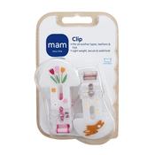 Mam Soother Clips 2Pk - Mixed image