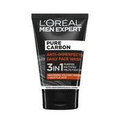 Men Expert Pure Carbon 3In1 Daily Face Wash 100ml image