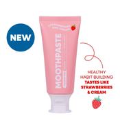 MooGoo Kids Moothpaste Strawberries &amp; Cream - Fluoride Free 50g image