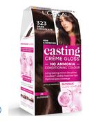 L'Oreal Casting Creme Gloss 323 Dark Chocolate Semi Permanent Hair Dye image