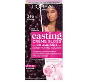 L'Oreal Casting Creme Gloss 316 Prune Semi Permanent Hair Dye image