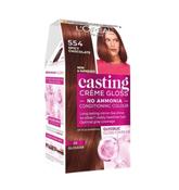 L'Oreal Casting Creme Gloss 554 Spicy Chocolate Semi Permanent Hair Dye image