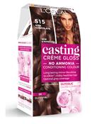 L'Oreal Casting Creme Gloss Iced Chocolate 515 Semi Permanent Hair Dye image