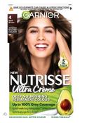 Garnier Nutrisse 4 Dark Brown Permanent Hair Dye image