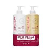 Topicrem Emollient Balm 500ml + Replenishing Cleansing Oil 500ml Duo