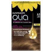 Garnier Olia 6.3 Golden Light Brown Permanent Hair Dye image