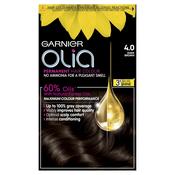 Garnier Olia 4.0 Dark Brown Permanent Hair Dye image