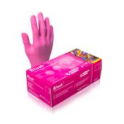 Pink Nitrile Gloves - Pack Of 100 - Aurelia Blush image