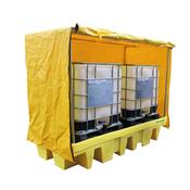PE Double IBC Soft-top Spill Pallet - P3202614 - BB2C image