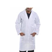 Lab Coat - Warehouse Coat White - Poly Cotton image