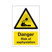 Risk Of Asphyxiation Sign