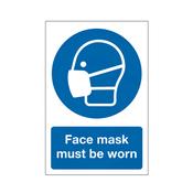 Face Mask Must Be Worn Sign