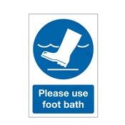 Foot Bath Sign image