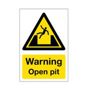 Open Pit Sign image