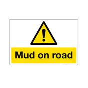 Mud On Road Sign image