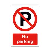 No Parking Sign