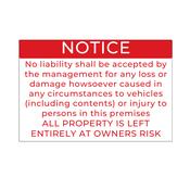 Premises Liability Sign image
