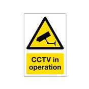 CCTV In Operation Sign