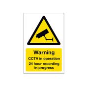 CCTV In Operation - 24 Hour - Sign image