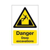 Deep Excavations Sign image