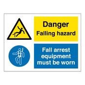 Falling Hazard Sign image