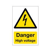 Danger High Voltage Sign