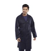 Warehouse Coat - Poly Cotton - Navy Blue