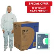 Polyco DC05 Shield Laminated Coveralls - Case Deal - 25 Coveralls Type 5/6 image