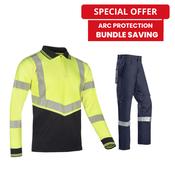 Arc Protection Polo &amp;amp; Trouser Bundle - Sioen Epsom &amp;amp; Corinto