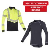 APC2 Arc Compliant Upper Body Bundle - Sioen Tiolo &amp;amp; Sioen Epsom - ELIM 26 cal/cm², ATPV/EBT 35 cal/cm²