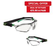 Univet 506UG VPlus KN Hybrid Safety Glasses Bundle – 10 Pairs