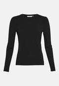 Moss Copenhagen Black Long Sleeve Top