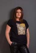 Garcia Black T-shirt with Print
