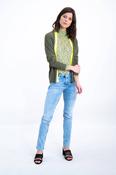Yellow Garcia Blouse with floral design image