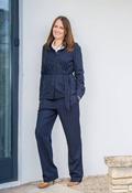 Moss Copenhagen Navy Jacket with Stripes