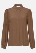 Moss Copenhagen Brown Long-sleeved Shirt