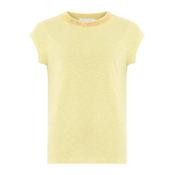 Coster Copenhagen yellow t-shirt with sun obsessed text at rib image