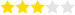 Three star rating